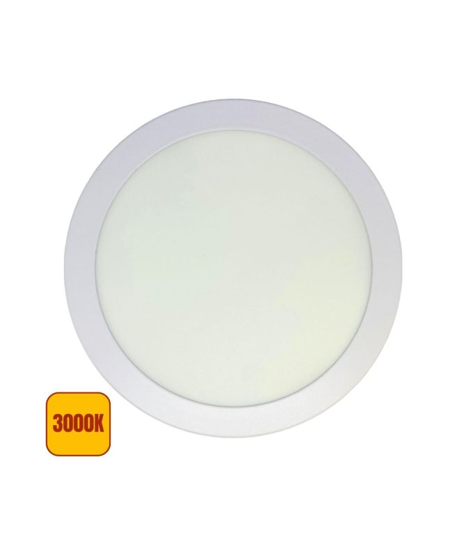 Plafoniera LED 14W Rotonda Ø157mm - 3000K, 1400 LM, Risparmio Energia