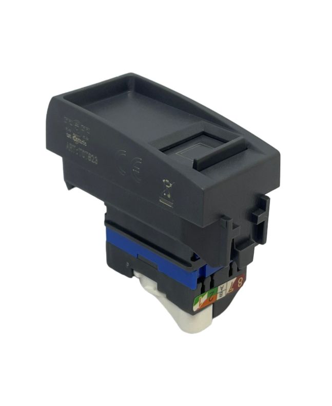 Presa Telefonica RJ11 Compatibile Vimar Plana Antracite - Tot Electric