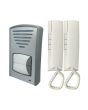 Kit 2 Citofoni 2 Fili 2CKDS con Pulsantiera e Alimentatore - Farfisa