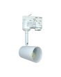 Portafaretto LED GU10 Ø50mm Bianco per Binario Trifase