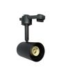 Portafaretto LED GU10 Ø53mm Nero per Binario Monofase