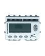 Cronotermostato Digitale da Incasso IP40 LCD Bianco/Nero - Tecnoswitch