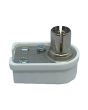 Presa Coax a Squadra 75 Ohm 9,5mm Passo Siemens CEI FG22065 - FAEG