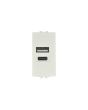 Presa Doppia USB-A + USB-C 5V 2.4A Compatibile Matix - Tot Electric