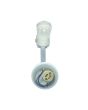 Portafaretto LED GU10 Ø53mm Bianco per Binario Trifase 