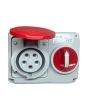 Presa Interbloccata 16A 3P+N+T IP44/54 6h Senza Fondo - FAEG