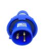 Spina Mobile Dritta 32A IP67 2P+T 220-250V - Elettrocanali