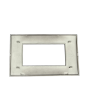 Placca 4 Posti Testa di Moro Compatibile Living Light - Tot Electric