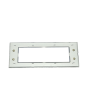 Placca Vetro 7 Posti Champagne per Supporto Blu Living - Tot Electric