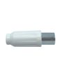 Spina TV Coassiale Maschio 9,5mm 75 Ohm Bianca FG22001 - FAEG