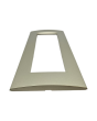Placca 7 Posti Champagne Compatibile Living Light - Tot Electric
