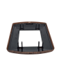 Placca Metallo 3 Posti Ciliegio Compatibile Living International