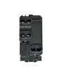 Presa Bivalente 16A 250V Rossa TOT-818-R Compatibile Serie Living