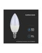 Lampadina LED E14 5,5W 6400K 470lm 200° a Candela C37 - V-Tac