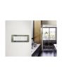 Placca 6 Posti Metallo Bronzo Spazzolato Compatibile Matix