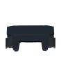 Tasto Copriforo Falso Polo TOT-40000-N per Living International Nero