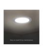 Mini Pannello LED 6W 660lm 6500K Ø120mm Incasso Rotondo - V-TAC