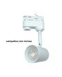 Portafaretto LED GU10 Ø50mm Bianco per Binario Trifase