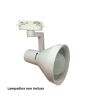 Portafaretto LED E27 Ø115mm Bianco per Binario Monofase - Led Italia