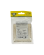 Placca 2 Posti Champagne Compatibile Vimar Plana - Tot Electric