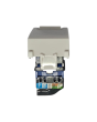 Presa Rete RJ45 Bianca TOT-627-B Compatibile Vimar Plana Tot Electric