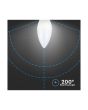 Lampadina LED E14 5,5W 6400K 470lm 200° a Candela C37 - V-Tac