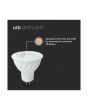 Faretto LED GU5.3 MR16 6W 12V 6500K 110° Bianco Chip Samsung - V-Tac