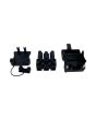 Set 100x Spine Mazzeri 16A 220-250V 3500W IP20 Nero - Friggeri