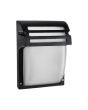 Lampada LED da Esterno E27 VT-754-7076 Nero IP44Vetro Satinato V-TAC