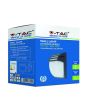 Lampada LED da Esterno E27 VT-754-7076 Nero IP44Vetro Satinato V-TAC