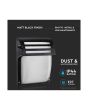 Lampada LED da Esterno E27 VT-754-7076 Nero IP44Vetro Satinato V-TAC