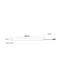 Barra LED SMD3014 90 LED 10W 60cm 12V 4000K 900 Lumen Cover Opaca