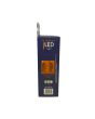 Lampadina LED E14 5W 650lm C37 2700K Filamento - Vetro Trasparente