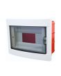 Centralino Incasso 8 Moduli Sportello Fumè IP40 255x215x75mm - FAEG