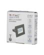 Faro LED SMD 10W Luce Calda 3000K IP65 Nero 850lm - V-TAC