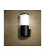 Applique 8,5W CCT E27 Nero/Opale Amelia Wall da Esterno IP55 Fumagalli