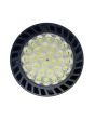 Lampadina LED E27 PAR30 40W 4500K 5200lm Nera Fascio Luminoso 38°