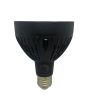 Lampadina LED E27 PAR30 40W 4500K 5200lm Nera Fascio Luminoso 38°
