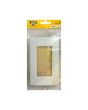 Placca 4 Posti Bianca Compatibile Living Light - Tot Electric