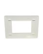 Placca 3 Posti Bianca TOT-M8003-T-1 Compatibile Matix - Tot Electric
