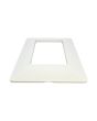 Placca 3 Posti Bianca TOT-M8003-T-1 Compatibile Matix - Tot Electric