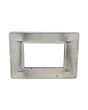 Placca 3 Posti Grigio Scuro Compatibile Matix - Tot Electric