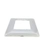 Placca 3 Posti Argento Cromato Compatibile Matix - Tot Electric