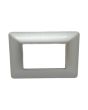 Placca 3 Posti Argento TOT-M8003-5 Compatibile Matix - Tot Electric