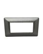Placca 4 Posti Grigio Scuro Matix AM4804 Compatibile 504SA 8004-T-11
