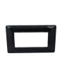Placca 4 Posti Nera TOT-M8004-2 Compatibile Matix - Tot Electric