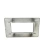 Placca 4 Posti Nera TOT-M8004-2 Compatibile Matix - Tot Electric