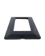 Placca 4 Posti Nera TOT-M8004-2 Compatibile Matix - Tot Electric