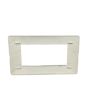 Placca 4 Posti Argento TOT-M8004-5 Compatibile Matix - Tot Electric