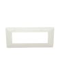 Placca 6 Posti Bianca TOT-M8007-1 Compatibile Matix - Tot Electric
